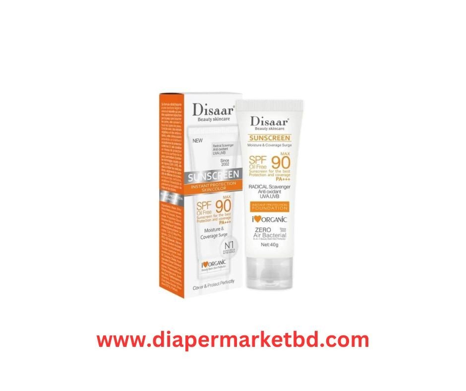 Disaar SPF90 Oil-Free Sunscreen Cream 40g