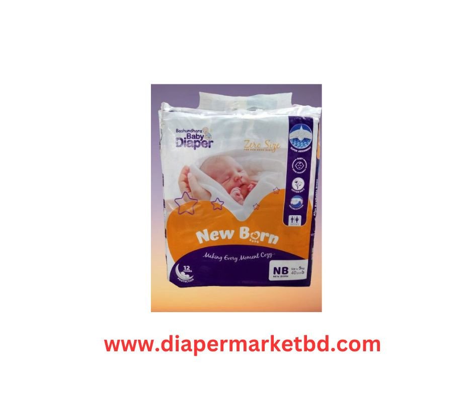 Bashundhara Baby Diaper New Born 40 Pcs