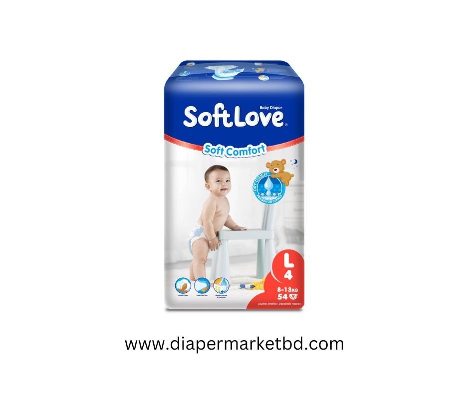 Softlove Soft Comfort Baby Diaper Large 54 Pcs