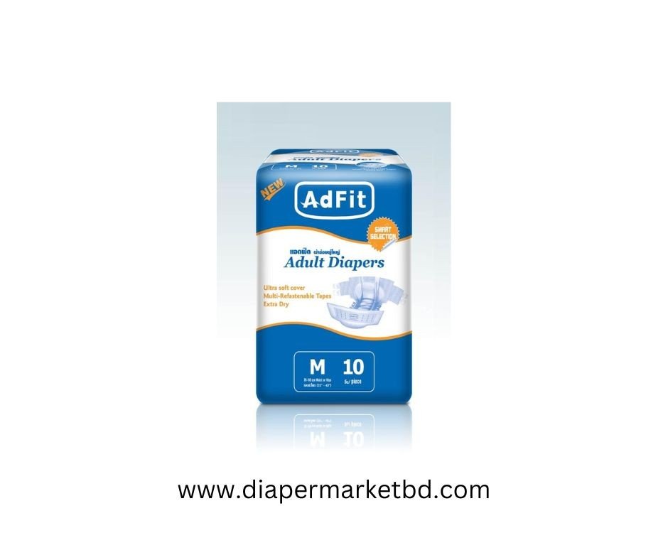 Adfit Belt Adult Diaper M Size 10 pcs