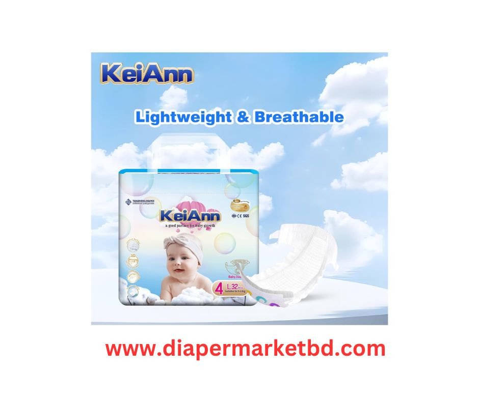 KeiAnn Baby Diaper Belt Large Size 32 Pcs Pack