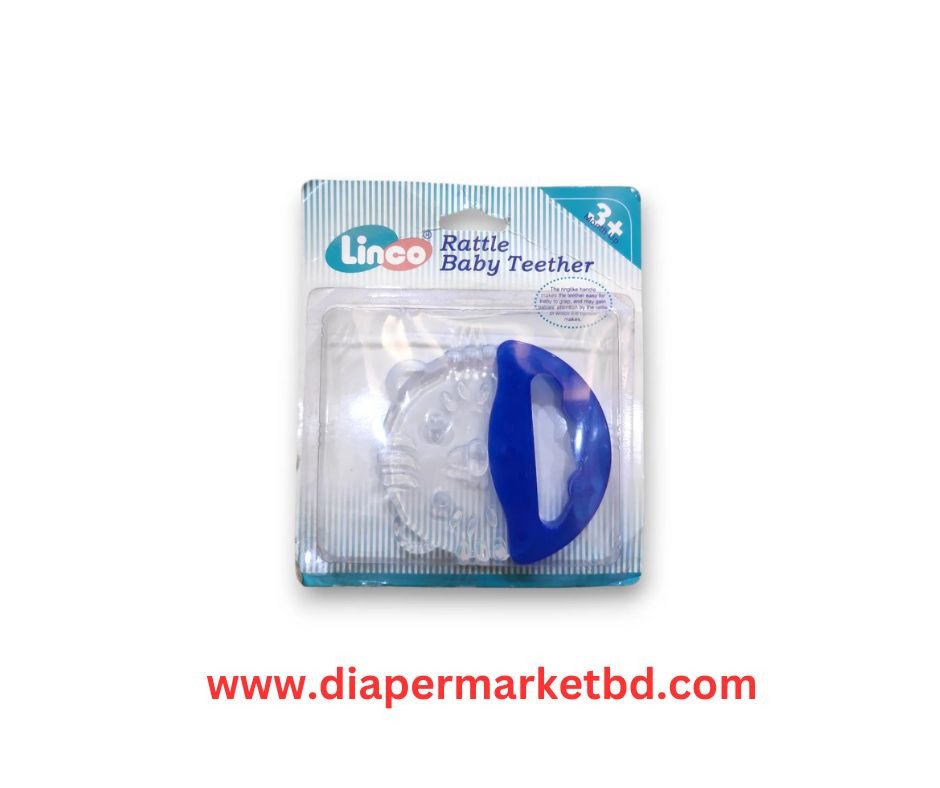 Linco Rattle Baby Teether 3+ 1 Pcs