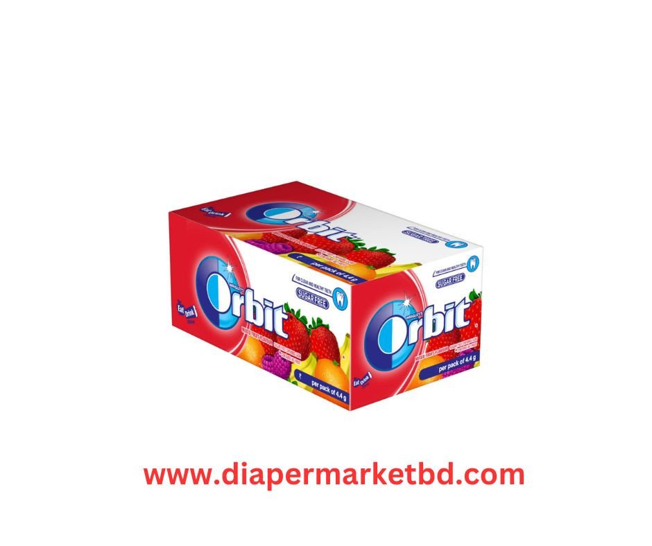 Orbit Chewing Gum Mixed Fruit Flavor Sugar Free 1 Box 32 Packet 140g