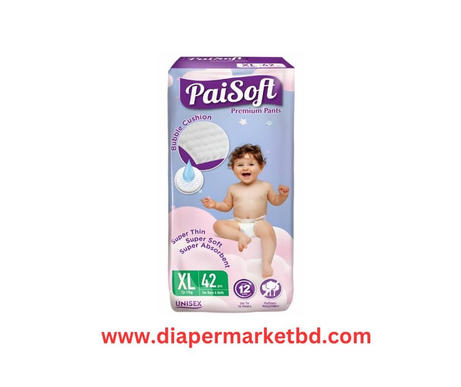 Paisoft Premium Pants Baby Diaper XL Size 42 Pcs