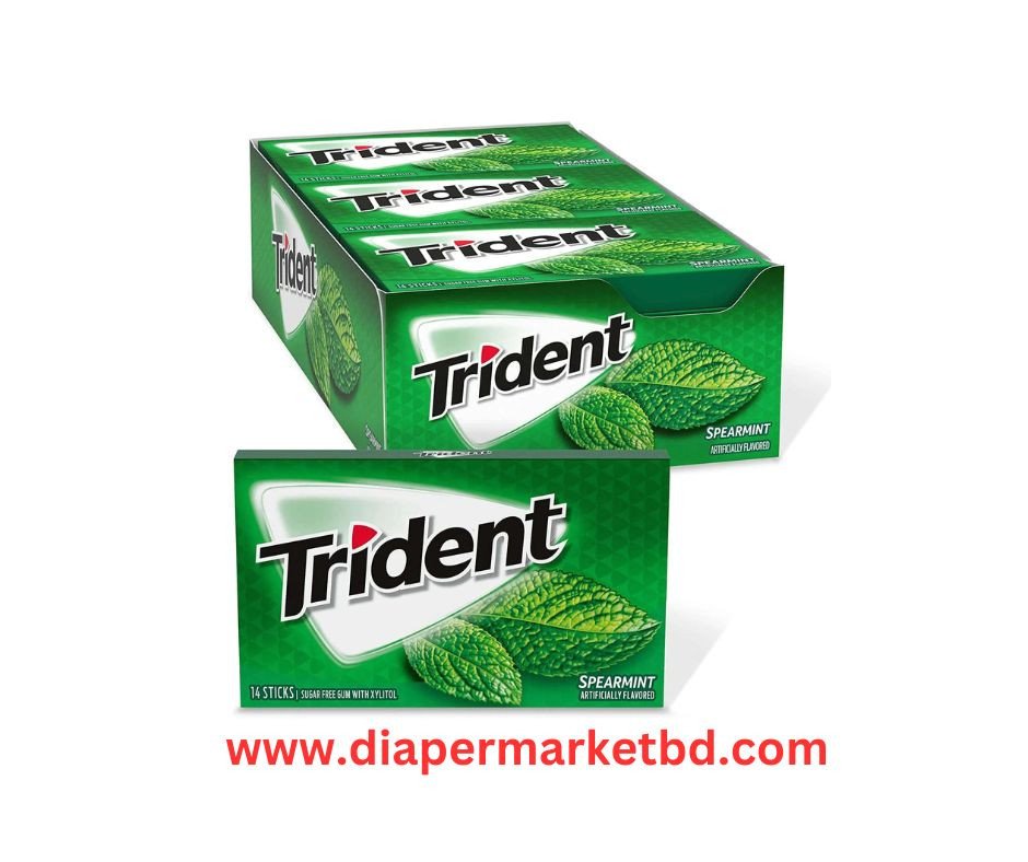 Trident Spare Mint Flavor Sugar Free Chewing Gum (14x12) Sticks