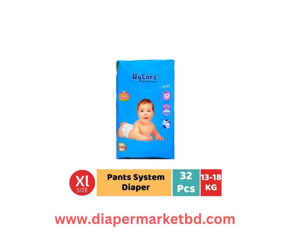 HyCare Baby Diaper XL size Pant 32 Pcs Pack