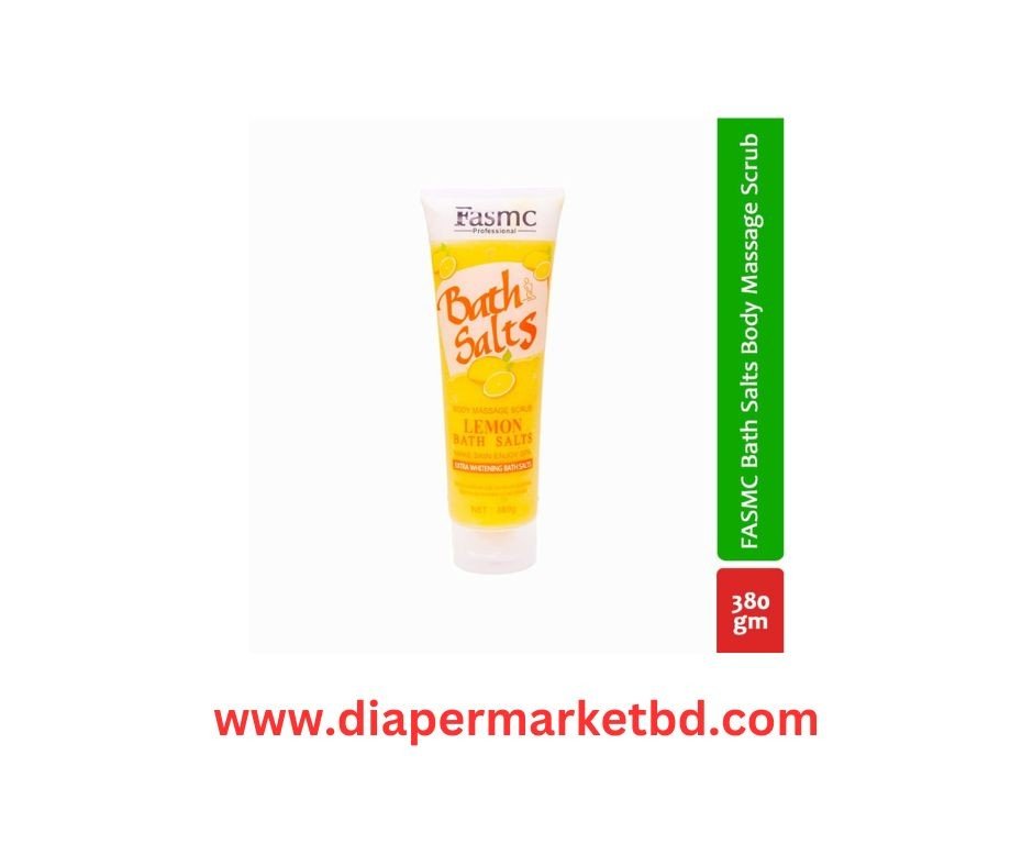 Fasmc Bath Salts With Lemon Body Massage Scrub 380gm
