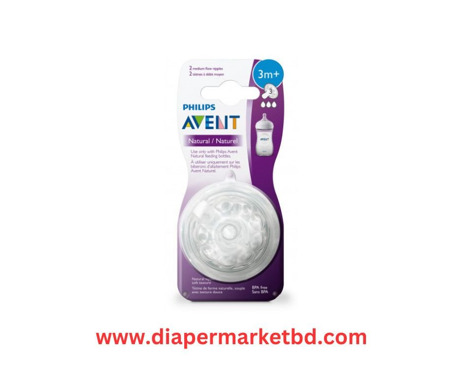 Philips Avent Natural Teats 3 Month+ Twin Pack
