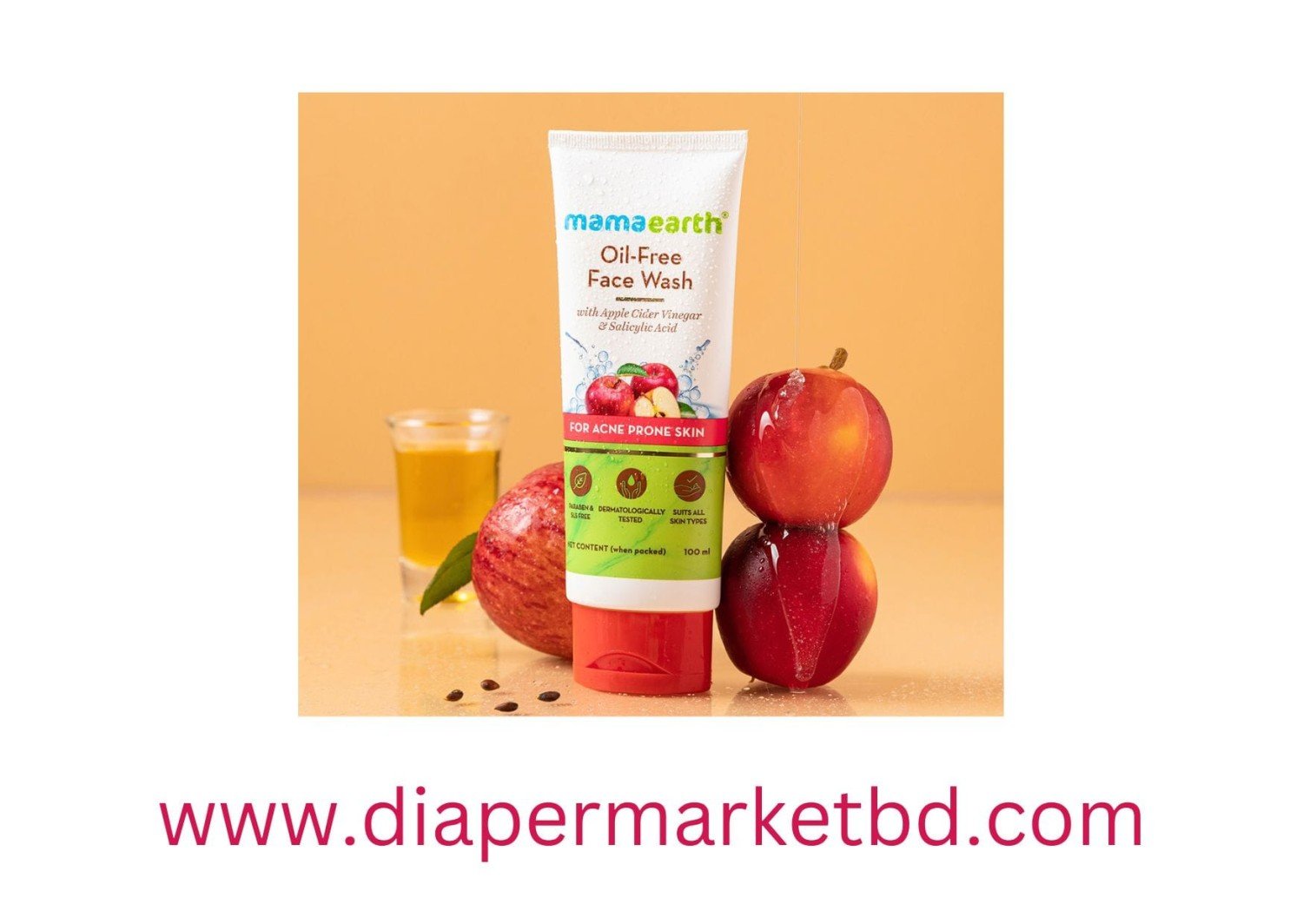 Mamaearth Oil Free Face Wash With Apple Cider Vinegar & Salicylic Acid 100 ml